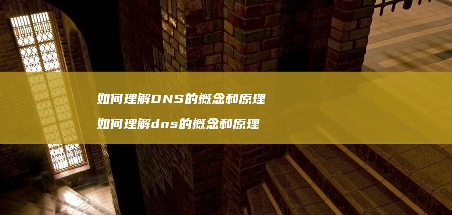 如何理解DNS的概念和原理 如何理解dns的概念和原理