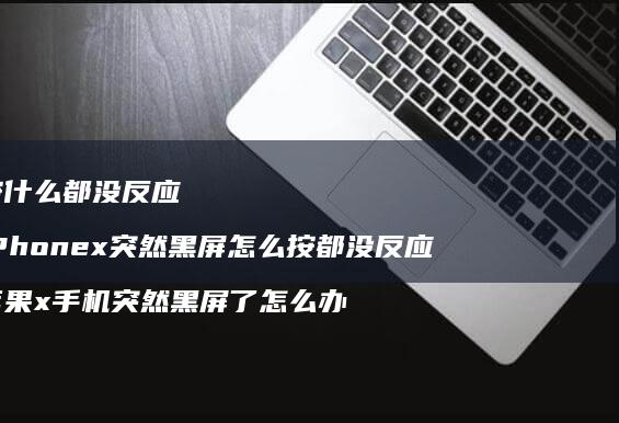 按什么都没反应iPhonex突然黑屏怎么按都
