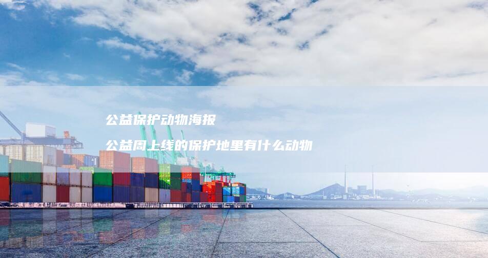 公益保护动物海报公益周上线的保护地里有什么动