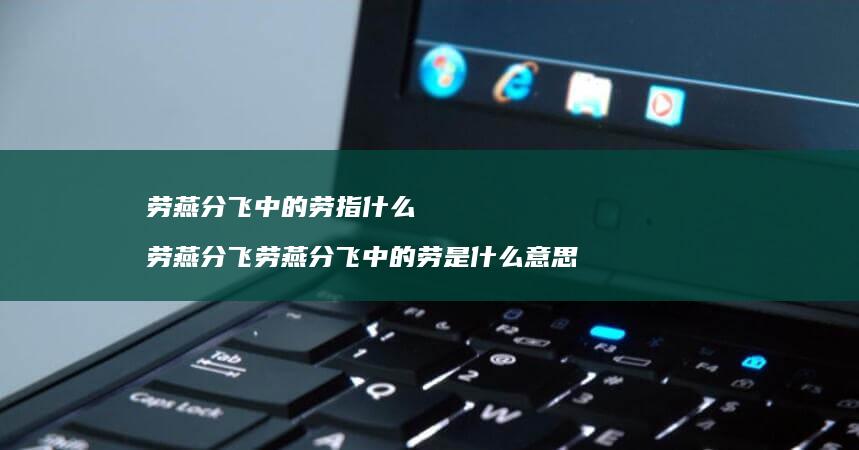 劳燕分飞中的劳指什么劳燕分飞劳燕分飞中的劳是