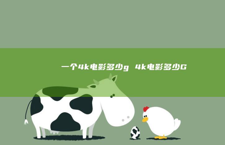 一个4k电影多少g 4k电影多少G