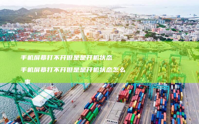 打不开但是是开机状态打不开但