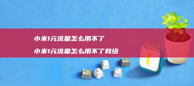 1元流量怎么用不了1元流量怎么用不了