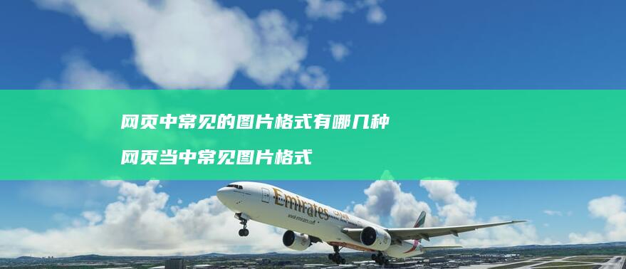网页中常见的图片格式有哪几种网页当中常见图片