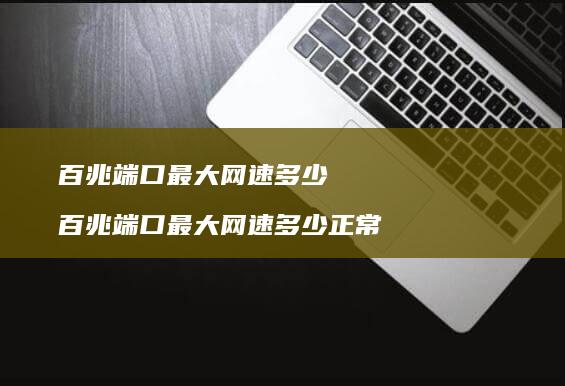 百兆端口最大网速多少 百兆端口最大网速多少正常