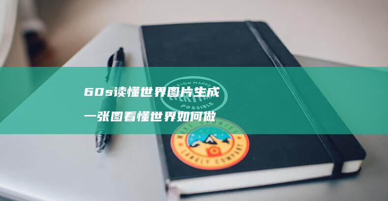 60s读懂世界图片生成一张图看懂世界如何做