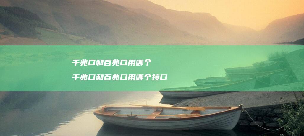 千兆口和百兆口用哪个千兆口和百兆口用哪个接口