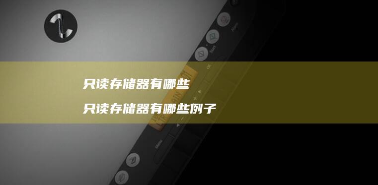 只读存储器有哪些 只读存储器有哪些例子
