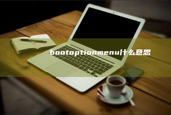 bootoptionmenu什么意思