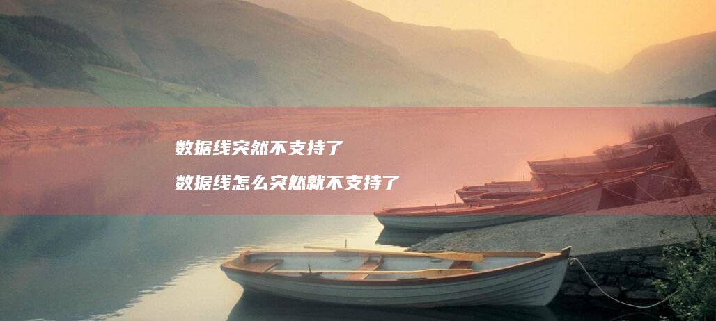 数据线突然不支持了 数据线怎么突然就不支持了
