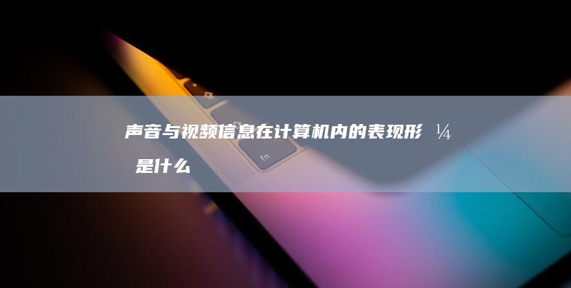 声音与视频信息在计算机内的表现形式是什么