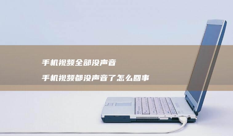 手机视频全部没声音 手机视频都没声音了怎么回事
