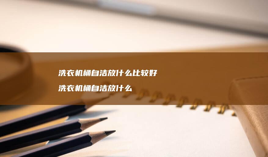 洗衣机桶自洁放什么比较好 洗衣机桶自洁放什么