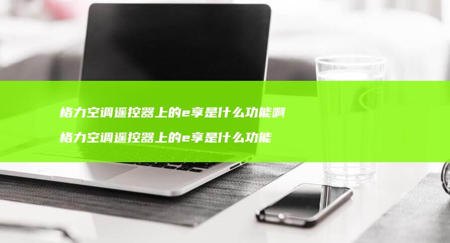 格力空调遥控器上的e享是什么功能啊格力空调遥
