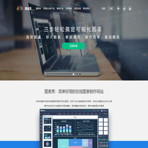 图表秀——免费在线图表制作工具,数据可视化工具