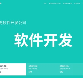 东莞软件外包公司-软件开发-定制