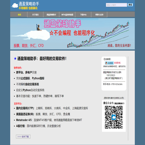 通盈策略助手-不用编程的程序化交易软件_免费对接盈透证券(IB)_国内期货市场