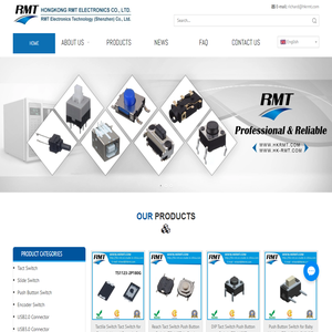 Tact Switch, Push Button Switch, USB Connector, Phone Jack, DC Power Jack – HONGKONG RMT ELECTRONICS CO., LTD.