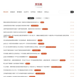 知识资讯分享平台 - 我乐看