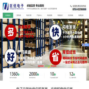 YAGEO国巨电容|贴片电阻|电容价格|三星代理商-深圳市巨优电子有限公司