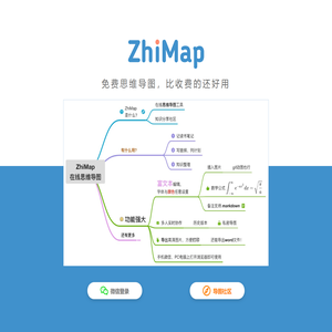 ZhiMap - 在线思维导图、电脑与手机微信里都能作图