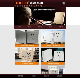 墙壁开关厂家_墙壁开关批发_开关插座厂家_锐派电器_RUIPEIN