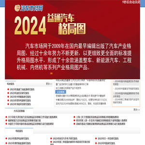 汽车市场网（http://www.automarket.net.cn）汽车行业具有影响力的网站