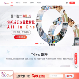 T+Cloud企业云ERP系统管理软件-用友畅捷通T+Cloud官网