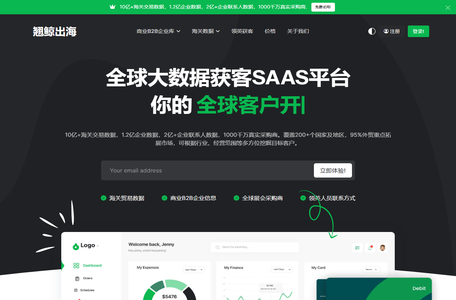 翘鲸出海 - 海关数据查询平台-海关进出口数据-外贸获客软件