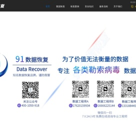 91数据恢复-勒索病毒数据恢复专家,.roxaew/weaxor/baxia/bixi/peng/mkp/888/Dev