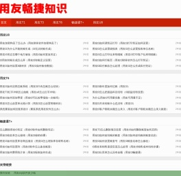 用友畅捷知识 - 用友财务软件