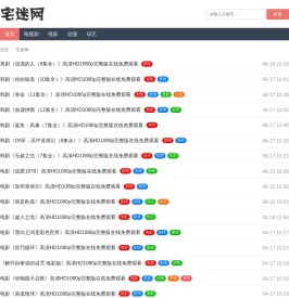 宅迷网 - 最全夸克网盘海外影视资源网站