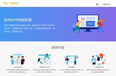 常州小程序开发公司_定制微信小程序_常州做小程序的公司_飞傲软件