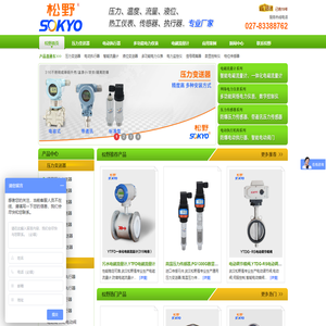 压力变送器|电动执行器|电磁流量计|液位计|温度变送器|信号隔离器|多功能电力仪表|武汉松野智能仪表有限公司