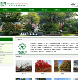 银杏_美国红枫_娜塔栎_樱花_海棠_绿化苗木供应商-山东程锦绿化苗木有限公司