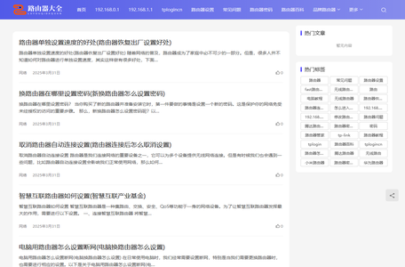 路由器大全 - 最全面的路由器设置教程与高速上网指南