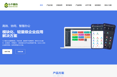 七个蛋白 数字化办公oa