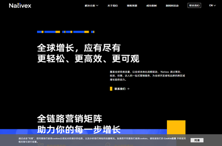 广州汇量信息科技有限公司：Nativex | 广告公司代理商｜全球跨区域增长