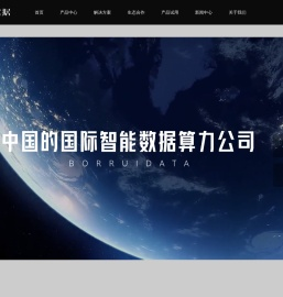 柏睿数据 做中国的国际智能数据算力公司